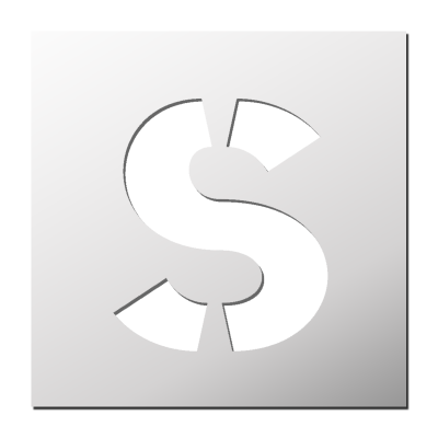 Pochoir Lettre S