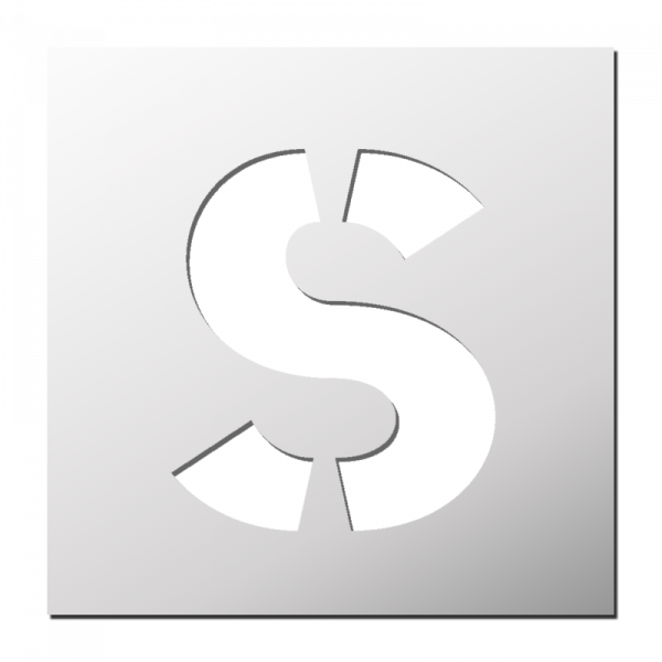 Pochoir Lettre S