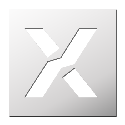 Pochoir Lettre X