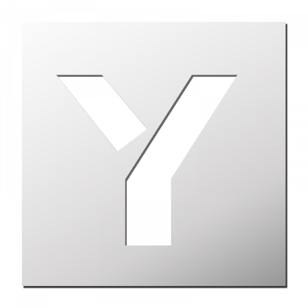 Pochoir Lettre Y