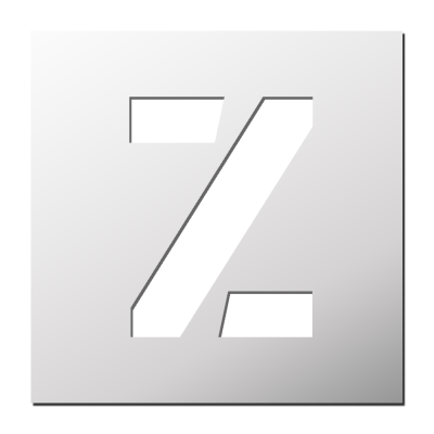 Pochoir Lettre Z