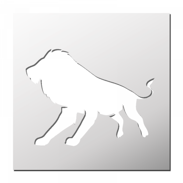 Pochoir Lion