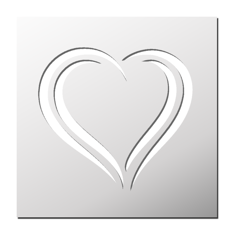 Sticker cœur d'ange & cœur de diable - Autocollant cœur d'ange