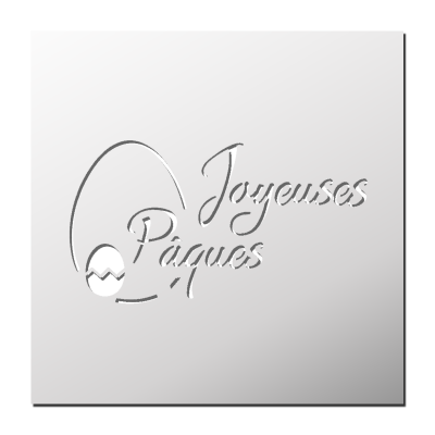 Pochoir Joyeuses Pâques