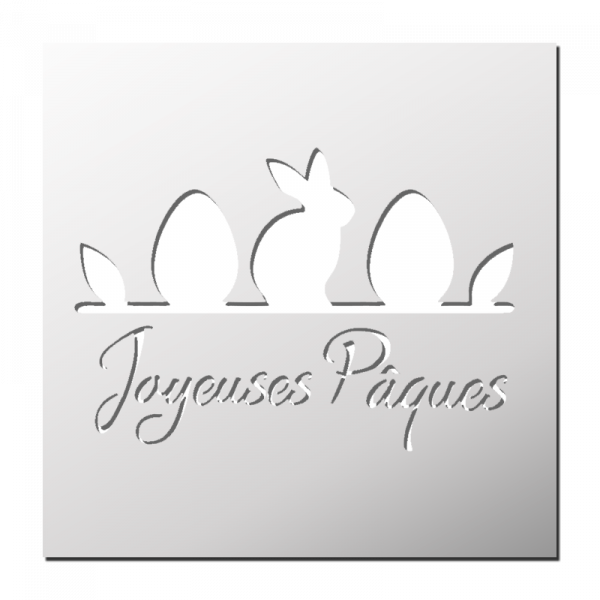 Pochoir Joyeuses Pâques