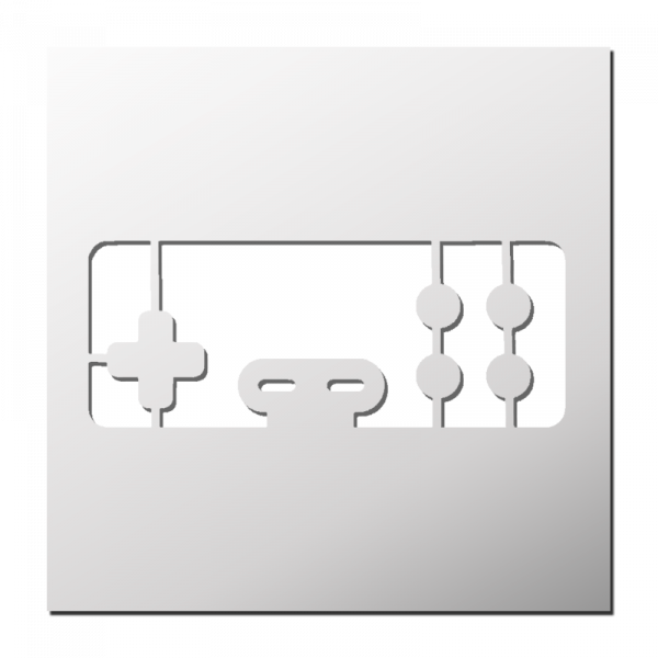 Pochoir Manette de jeux