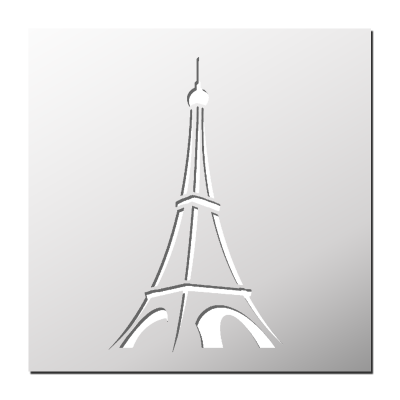 Pochoir Tour Eiffel