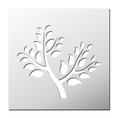 Pochoir Arbre