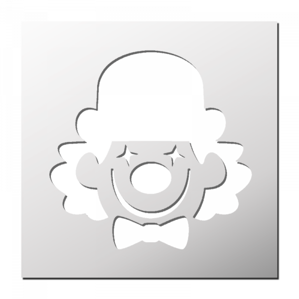 Pochoir Clown