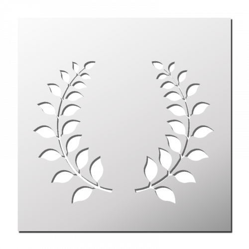 Pochoir Couronne. Pochoir Diadème. Prochoir Princesse (ref 516-1