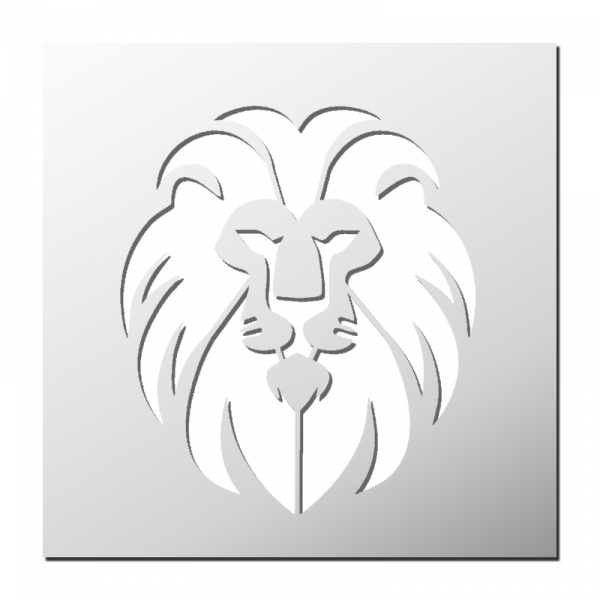 Pochoir Lion