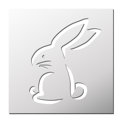 Pochoir Lapin