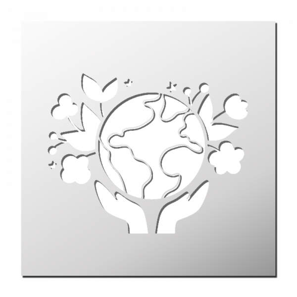 Pochoir Planète Nature