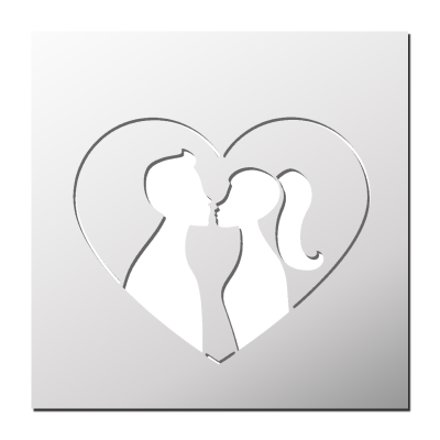 Pochoir Amour