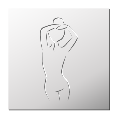 Pochoir Silhouette d’une femme