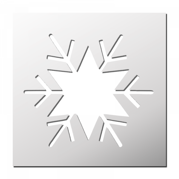 Pochoir Flocon de neige