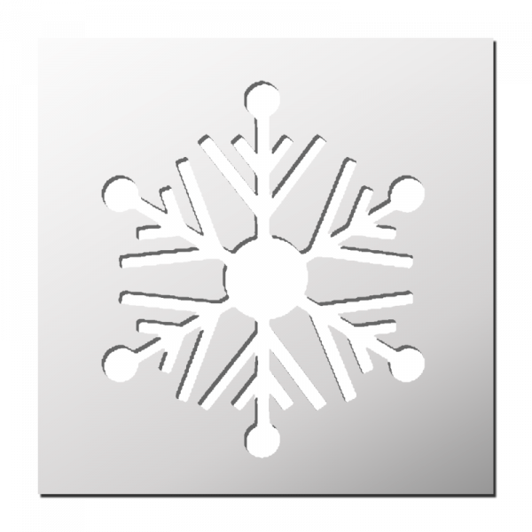 Pochoir Flocon de neige