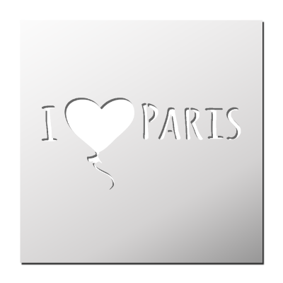 Pochoir J’aime Paris