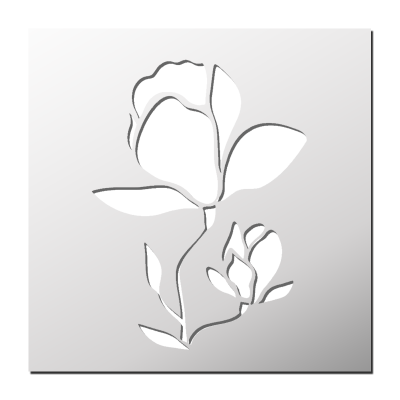 Pochoir Fleur