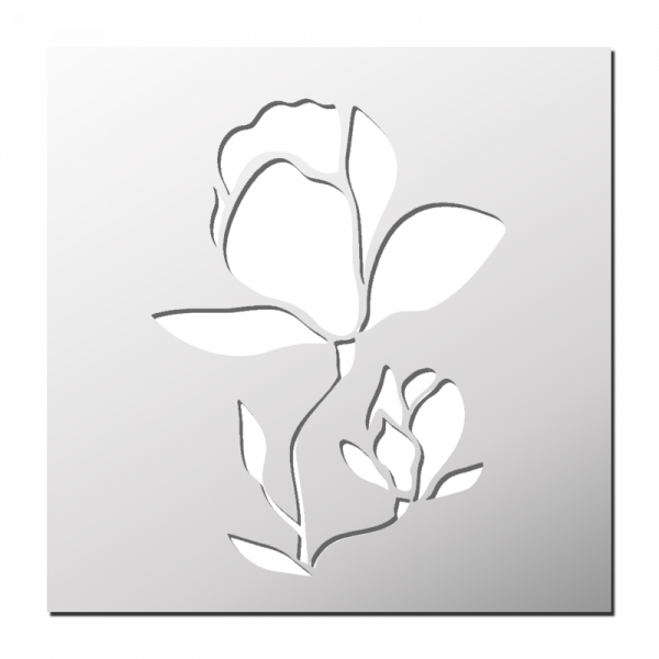 Pochoir Fleur