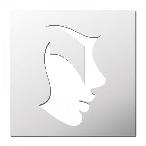 Pochoir Visage