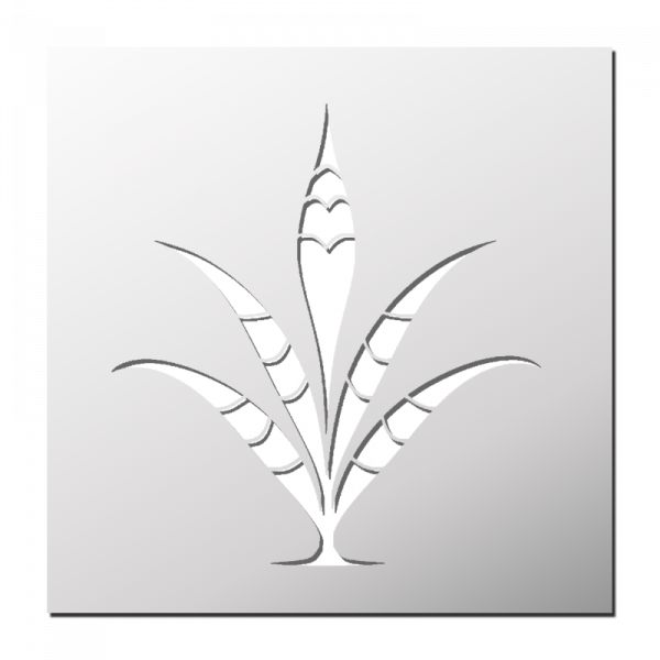 Pochoir Aloe vera