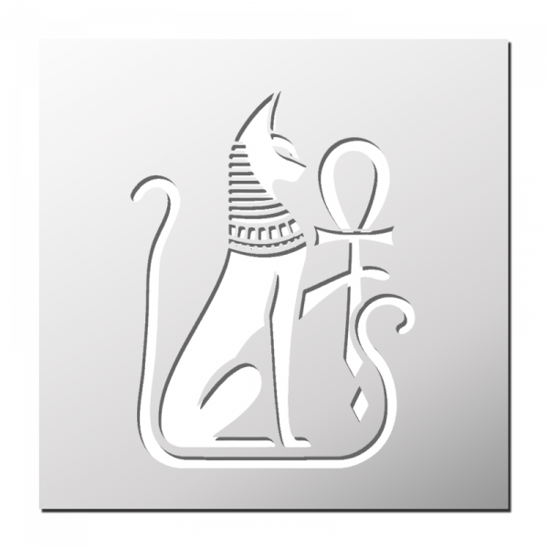 Pochoir Bastet Déesse Egyptienne