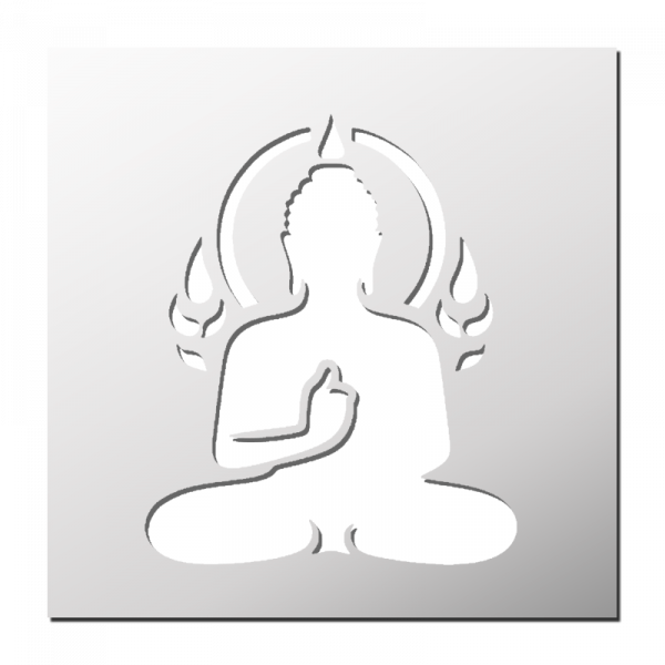 Pochoir Bouddha