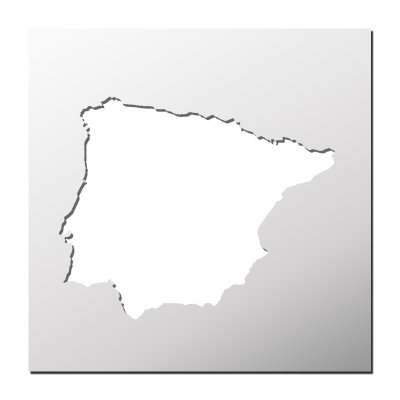 Pochoir Espagne + Portugal