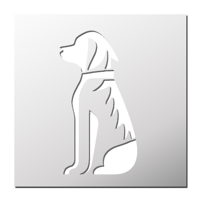 Pochoir Chien