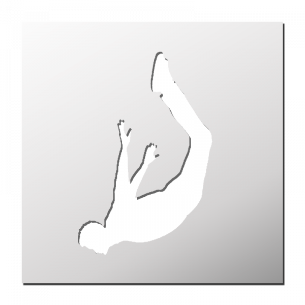 Pochoir Chute libre