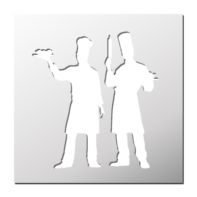 Pochoir Cuisiniers