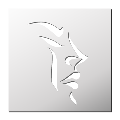 Pochoir Visage