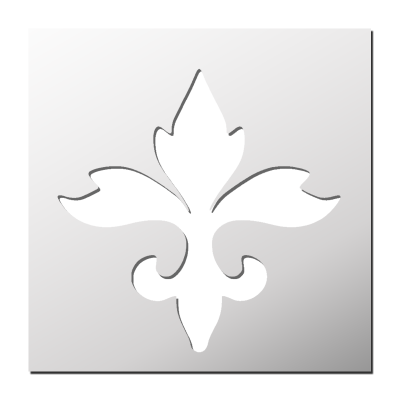 Pochoir Fleur de Lys