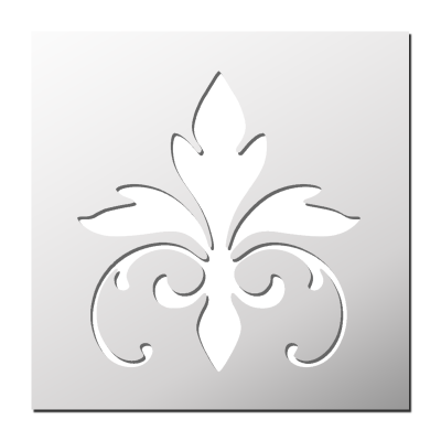 Pochoir Fleur de Lys