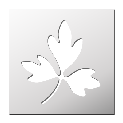 Pochoir Feuille