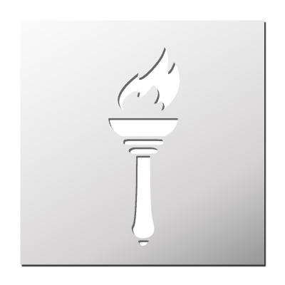 Pochoir Flambeau