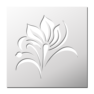 Pochoir Fleur