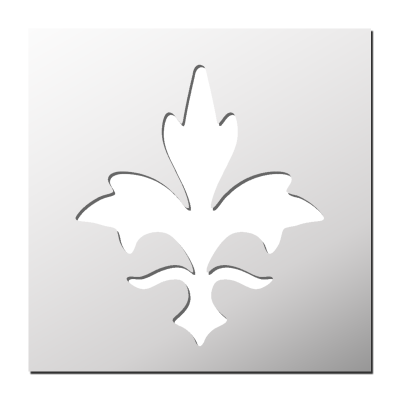 Pochoir Fleur de Lys