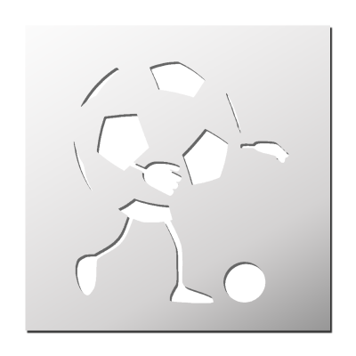 Pochoir Football