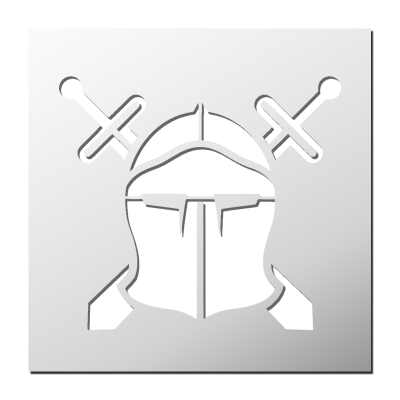 Pochoir Gladiateur