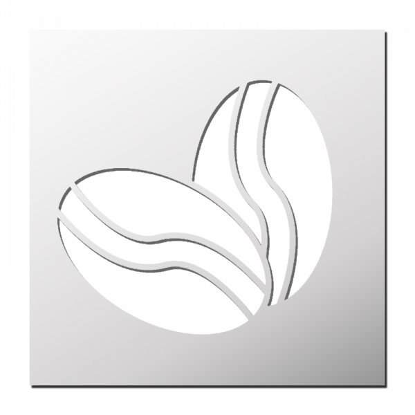 Pochoir Grains de Café