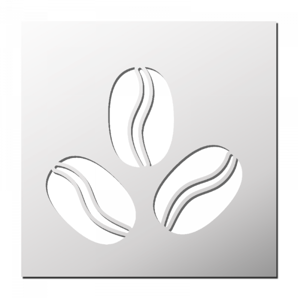 Pochoir Grains de Café
