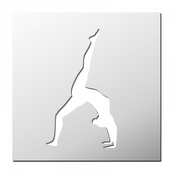 Pochoir Gymnaste