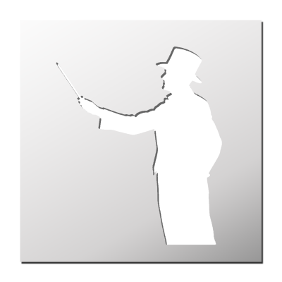 Pochoir Magicien