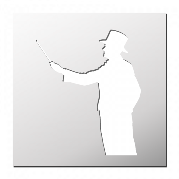 Pochoir Magicien