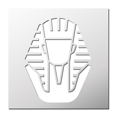 Pochoir Pharaon Egyptien