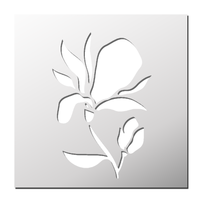 Pochoir Fleur