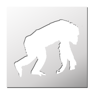 Pochoir Singe