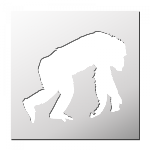Pochoir Singe